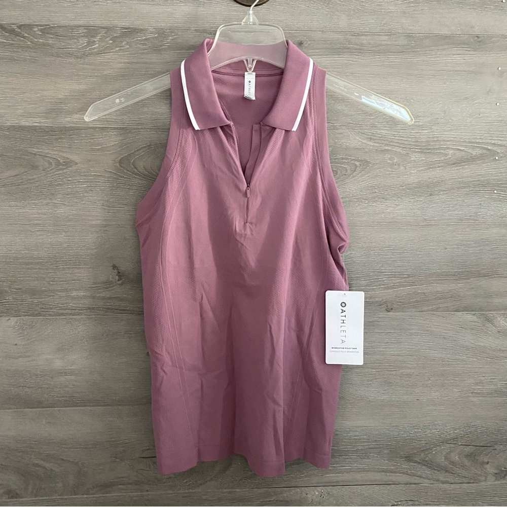 Athleta Momentum Polo Tank